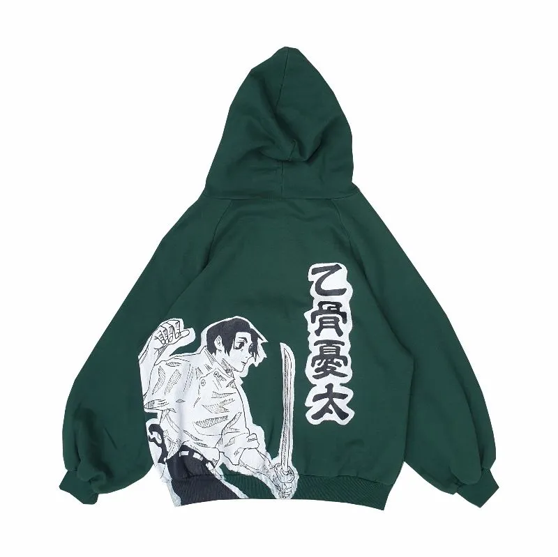 Streetwear Reworked Hoody Pria green photo 1
