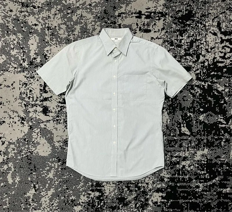 Uniqlo Streetwear Casual Casual shirt Pria white photo 1