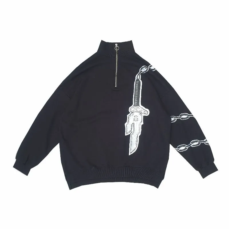 Streetwear Reworked Sweater Pria black photo 1