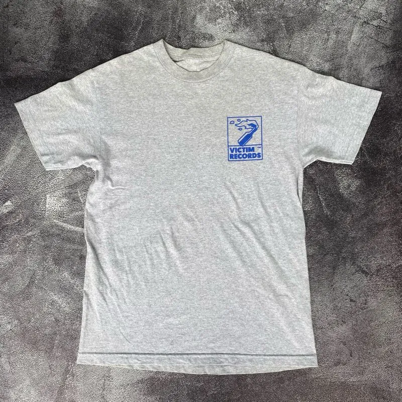 Vintage Grunge T-shirt Pria gray photo 1