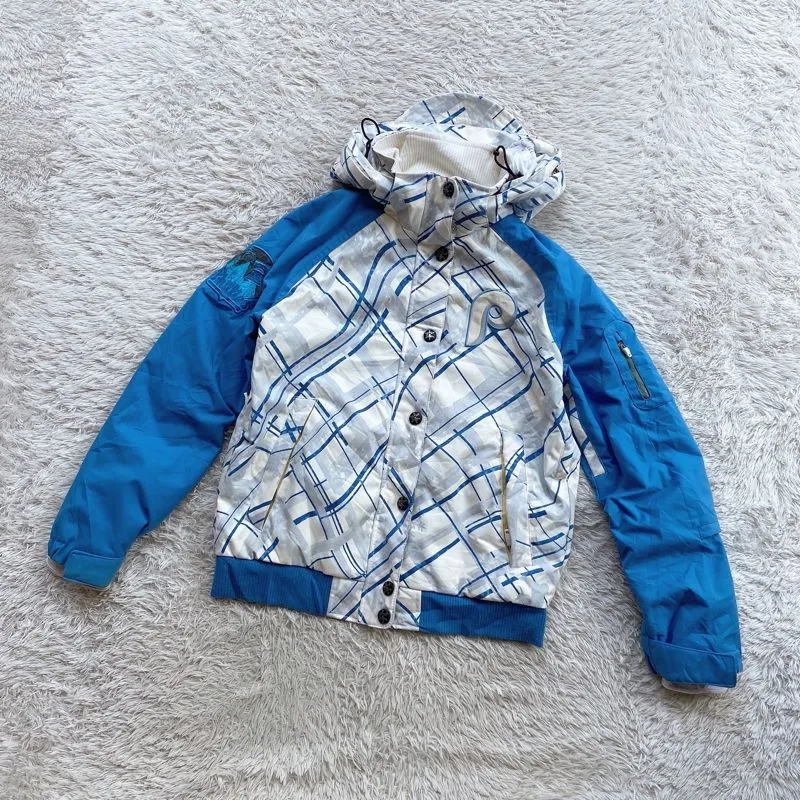 MLB Streetwear Gorpcore Parka Pria white blue photo 1