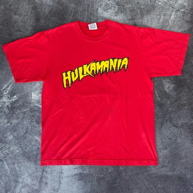 Vintage Streetwear T-shirt Pria red photo 1