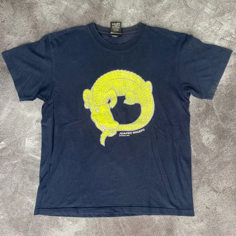 Vintage Streetwear T-shirt Pria blue photo 1