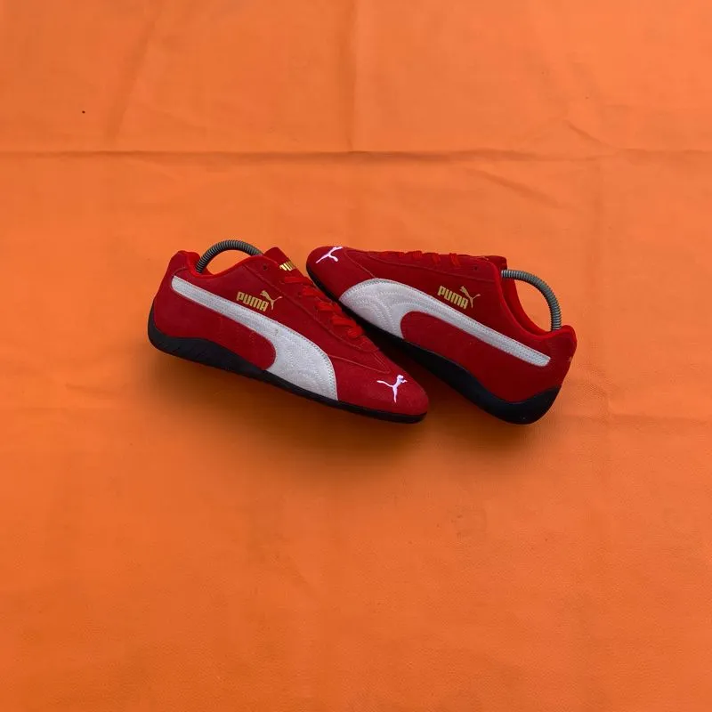 Puma Streetwear Sportswear Sneakers Wanita white red photo 1