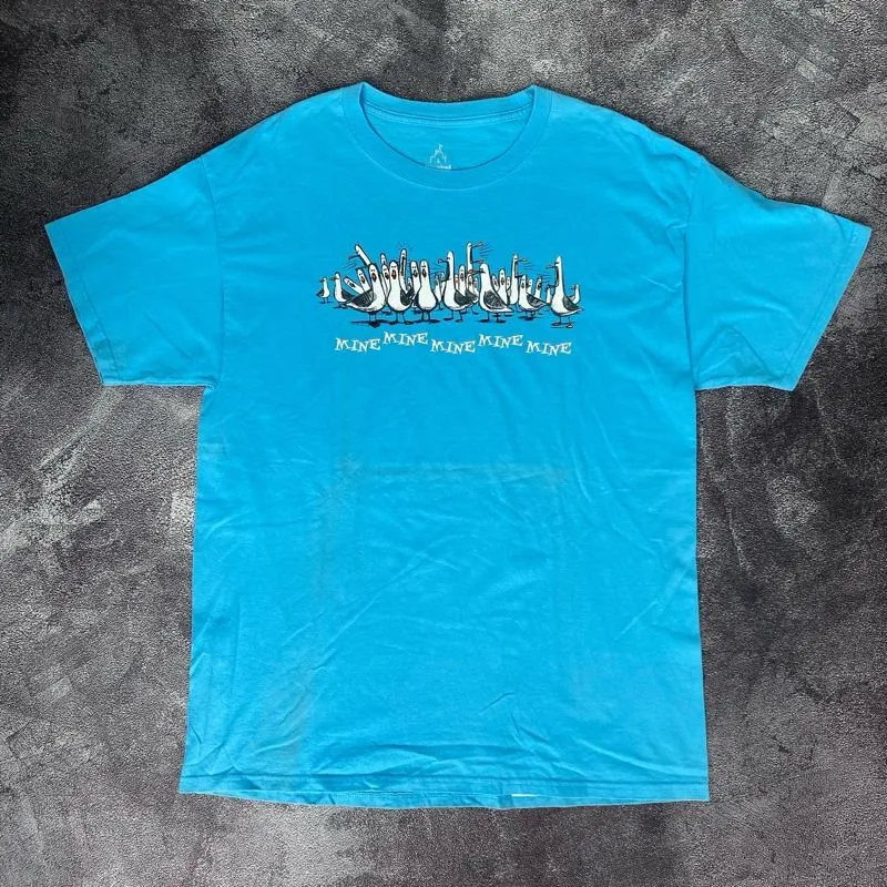 Disney Streetwear Y2K T-shirt Pria blue photo 1