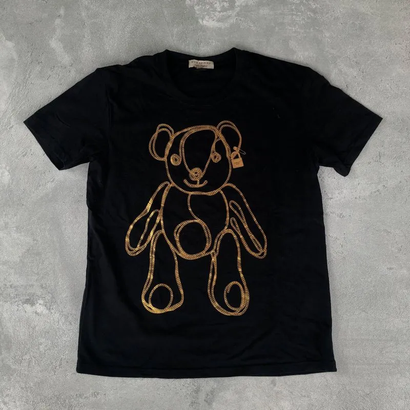 Burberry Streetwear Luxury T-shirt Wanita black photo 1