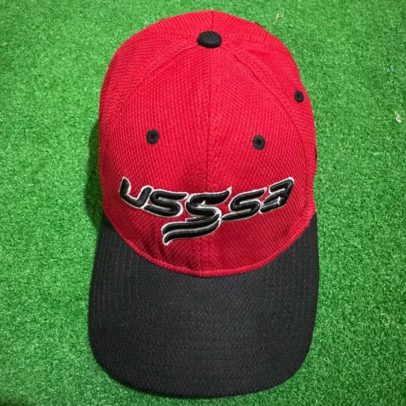 Streetwear Casual Hat Pria red black photo 1