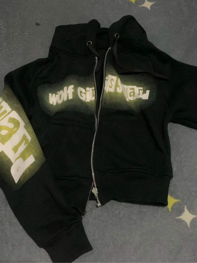 Skater Casual Windbreaker Wanita black photo 1