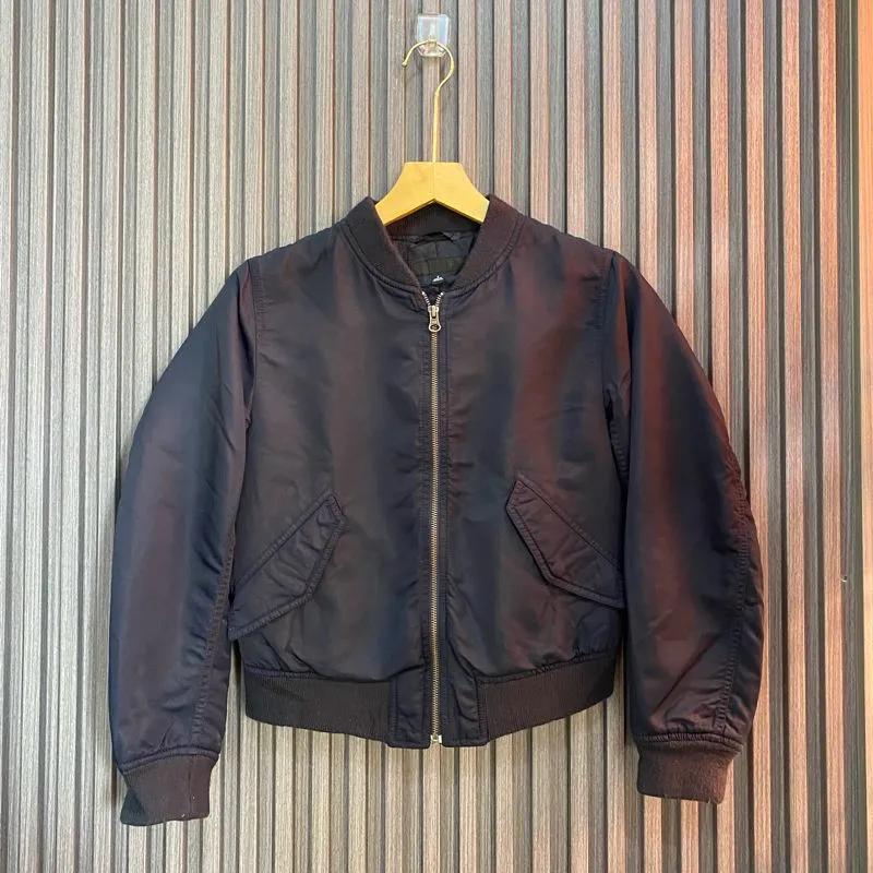 Uniqlo Streetwear Casual Bomber jacket Pria navy photo 1