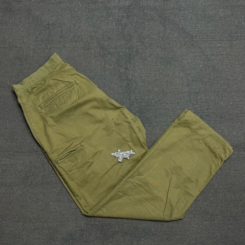 Japanese brand Vintage Casual Casual pants Pria green cream photo 1