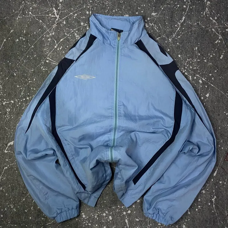 Umbro Y2K Casual Windbreaker Pria black blue photo 1