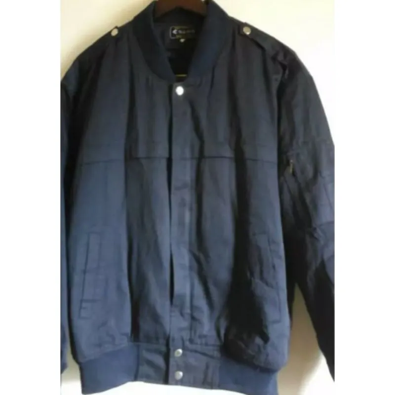 Casual Bomber jacket Pria navy photo 1