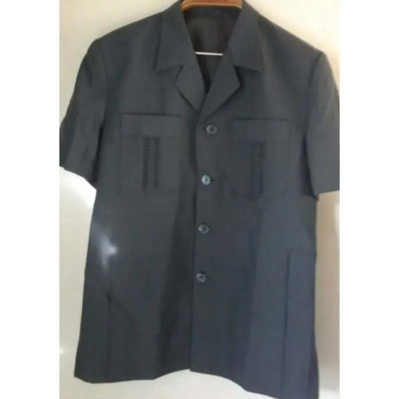 Casual Reworked Formal shirt Pria gray photo 1