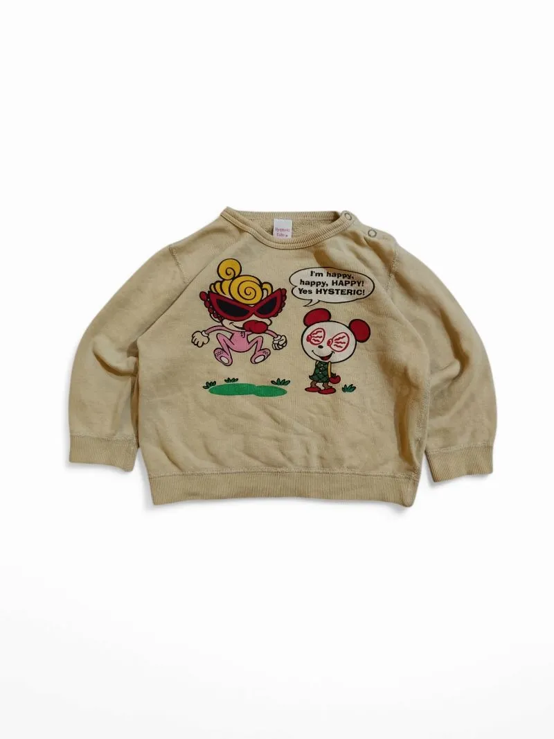 Hysteric Glamour Streetwear Fairy Sweatshirt Kids tan photo 1