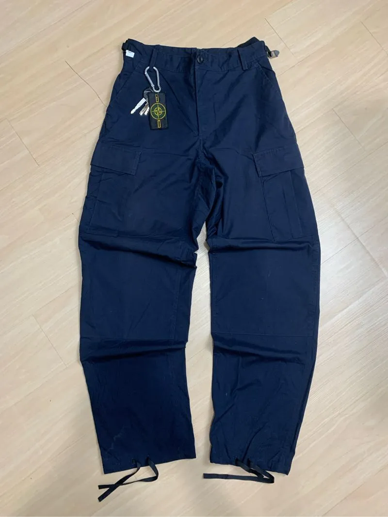 Vintage Y2K Dungaree Pria navy photo 1