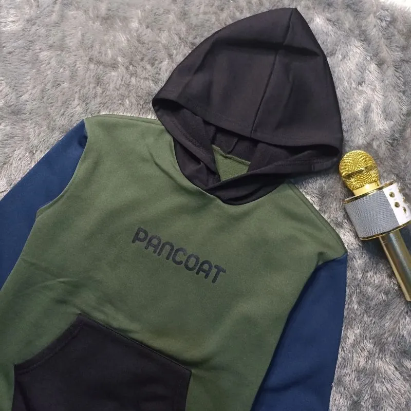 Pancoat Luxury Minimalist Hoody Kids green black photo 1