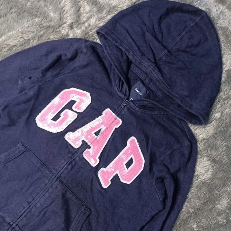 GAP Sportswear Hoody Kids navy pink photo 1
