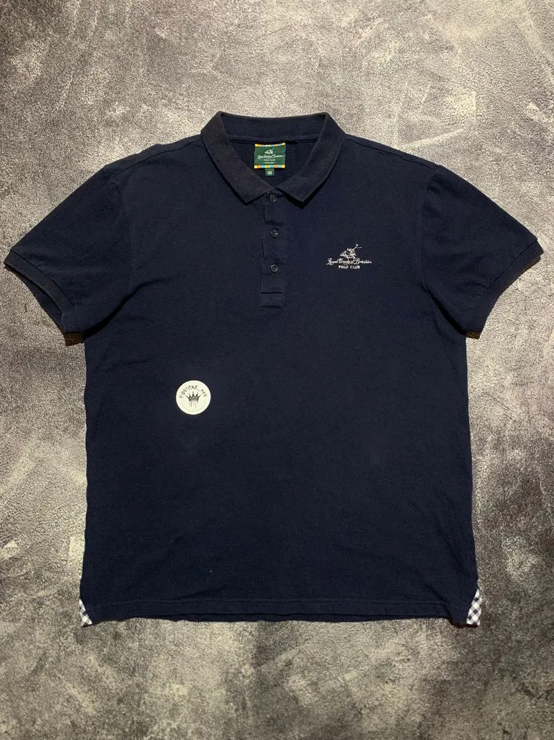 Beverly Hills Polo Club Casual Polo shirt Pria navy photo 1