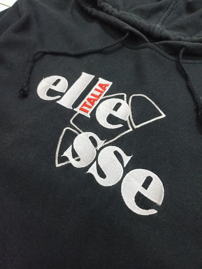 Ellesse Streetwear Sportswear Hoody Pria white black photo 1