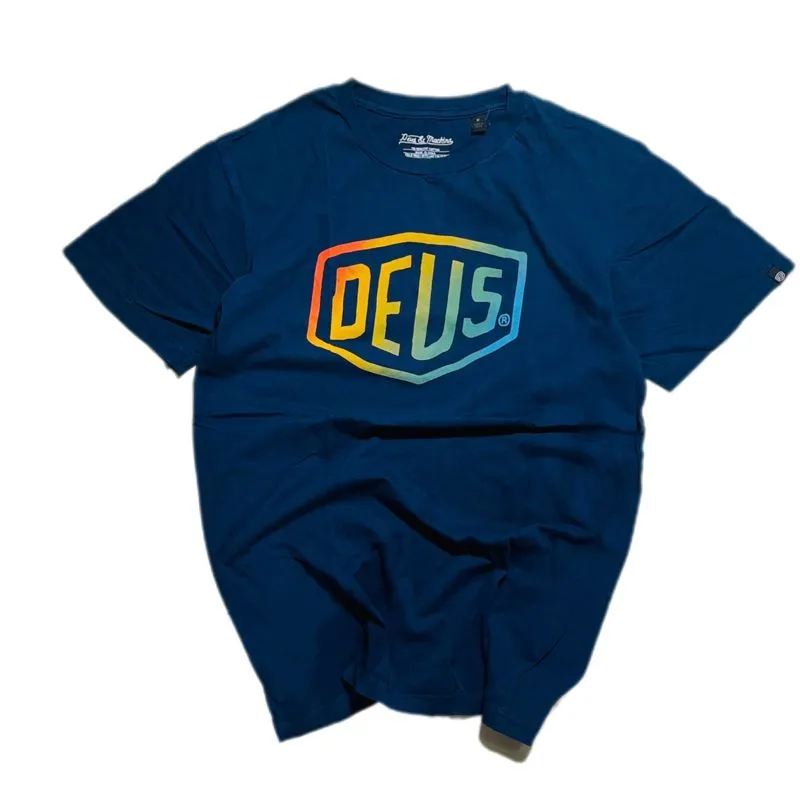 Deus Ex Machina Grunge Indie T-shirt Pria navy photo 1