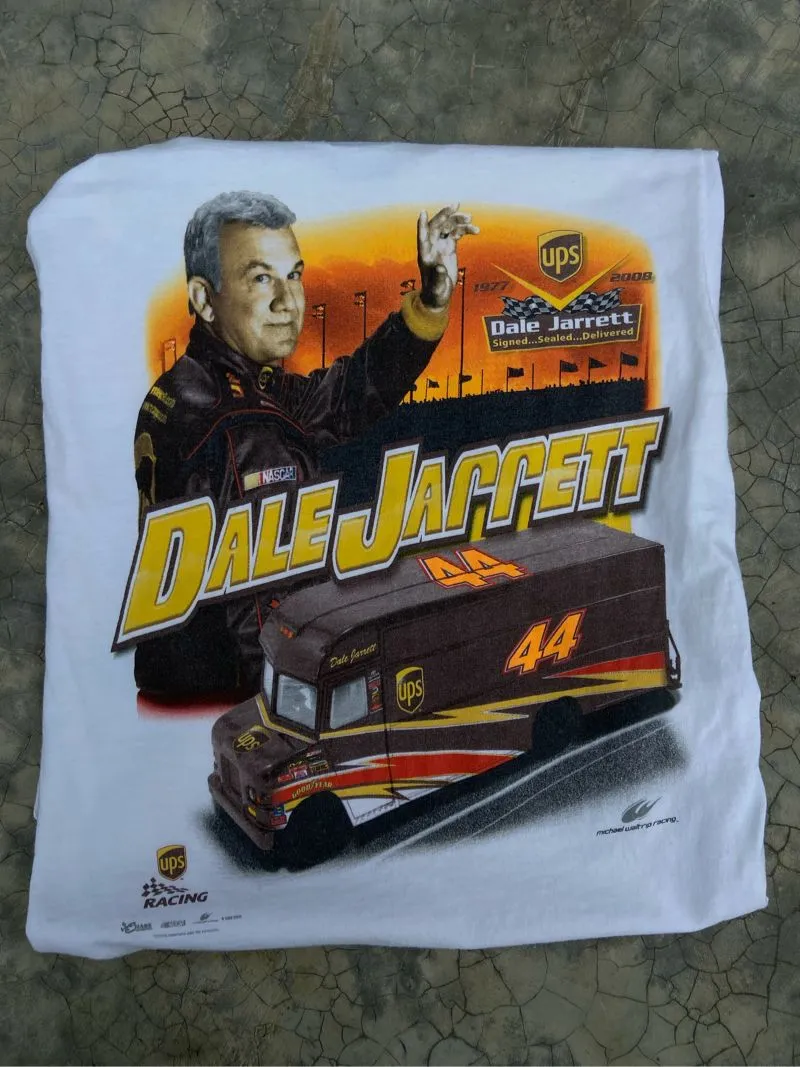 Chase Nascar Biker Casual T-shirt Pria white photo 1