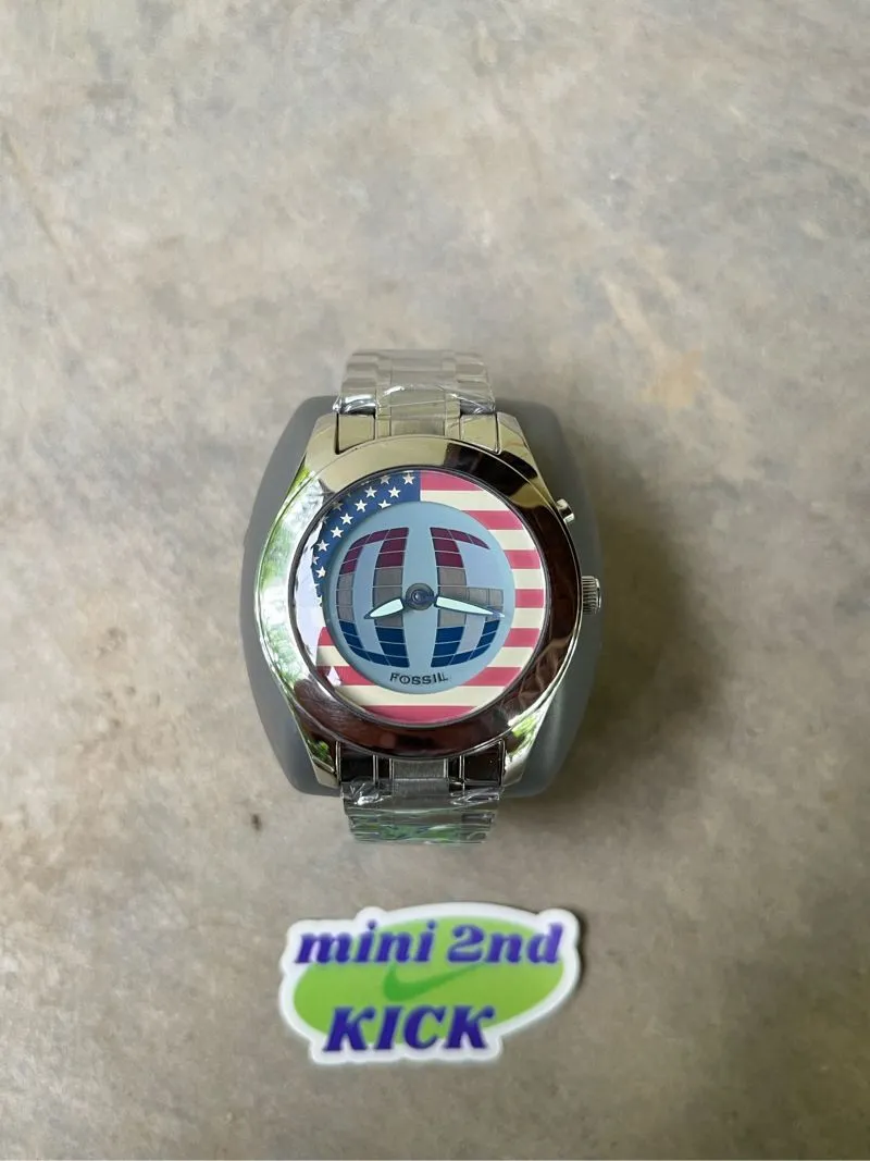 Fossil Y2K Pria white blue photo 1