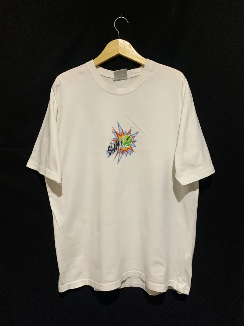 Adidas Vintage Sportswear T-shirt Pria white photo 1