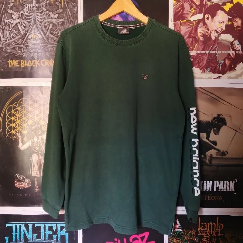New Balance Streetwear Sweater Pria green photo 1