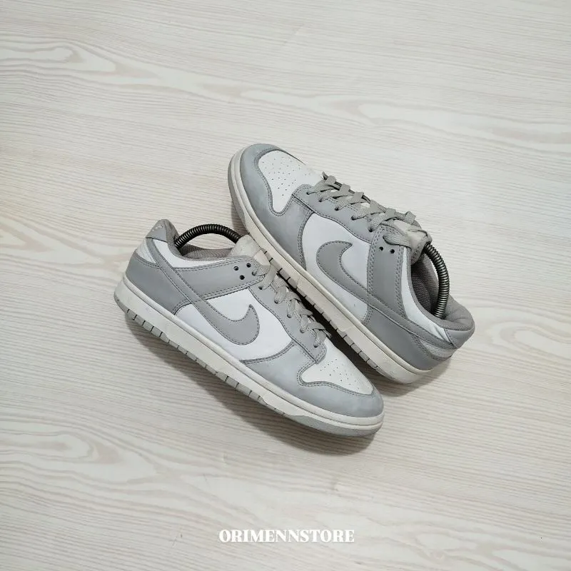 Nike Casual Sneakers Pria white gray photo 1