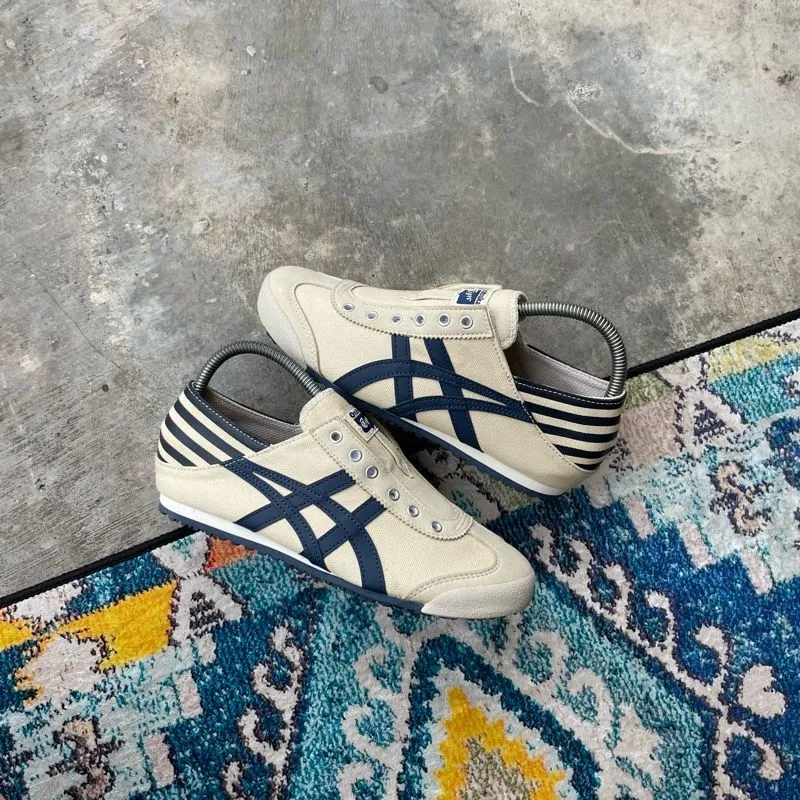 Onitsuka Tiger Indie Casual Sneakers Wanita white navy photo 1