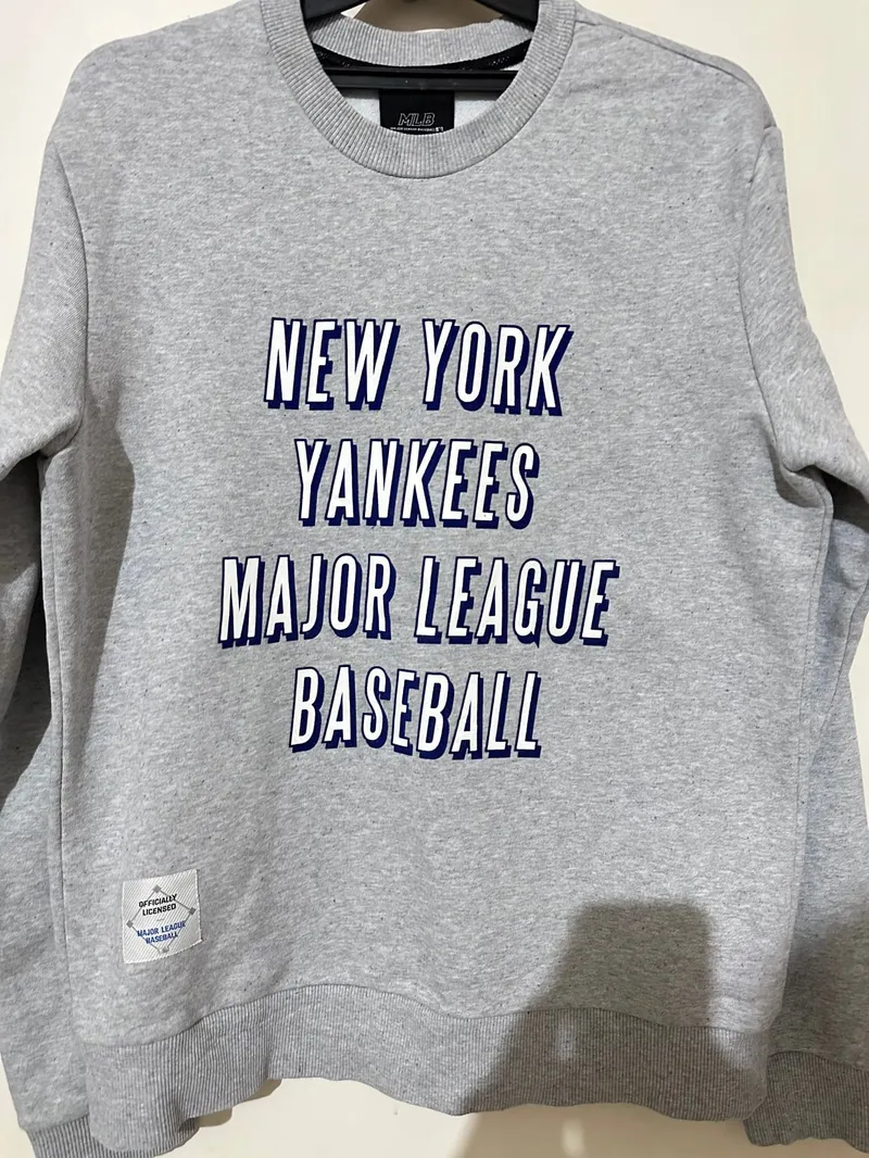 MLB Sportswear Sweatshirt Pria gray photo 1