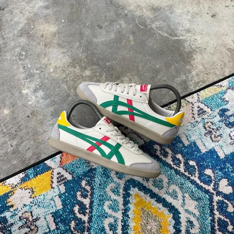 Onitsuka Tiger Indie Casual Sneakers Wanita white green photo 1