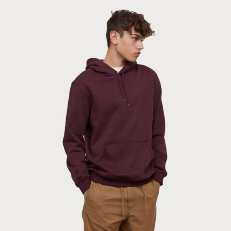 GU Streetwear Luxury Hoody Pria burgundy red photo 1