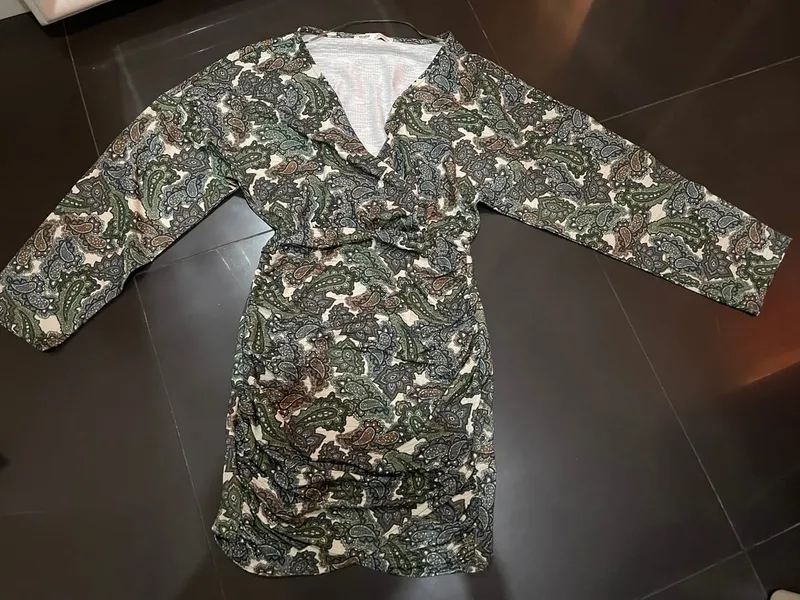 Pull & Bear Casual Bodycon dress Wanita multicolor photo 1