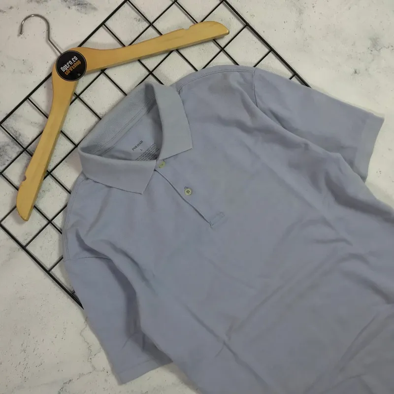 Polham Casual Polo shirt Pria blue photo 1