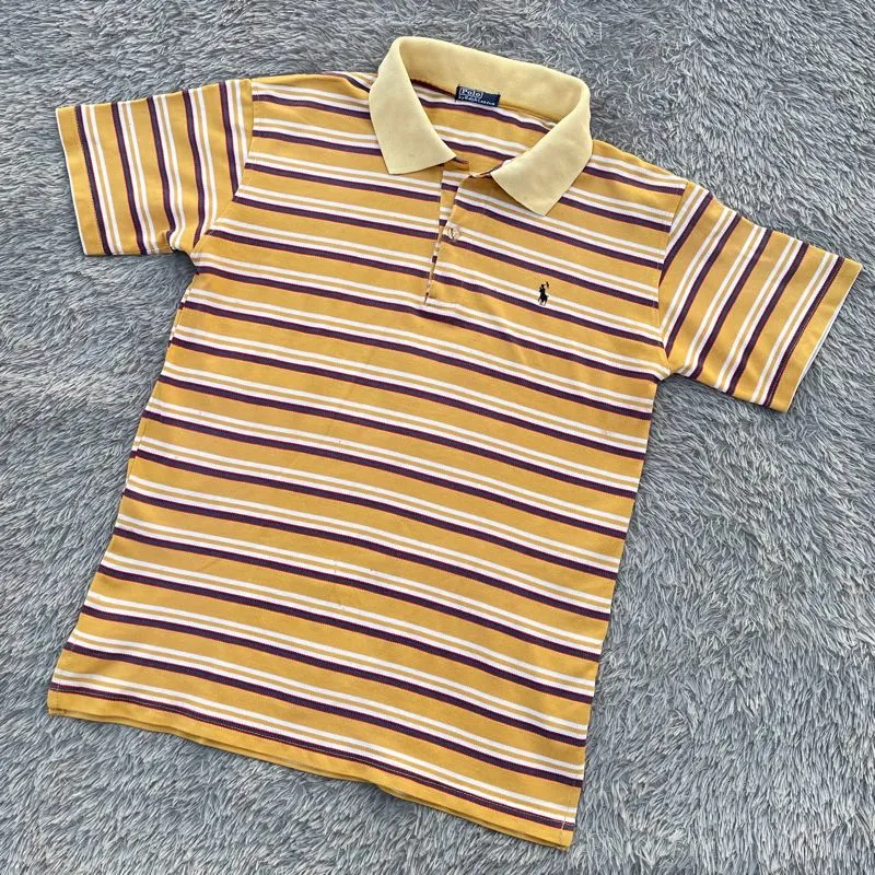 Polo Ralph Lauren Vintage Casual Polo shirt Pria yellow photo 1