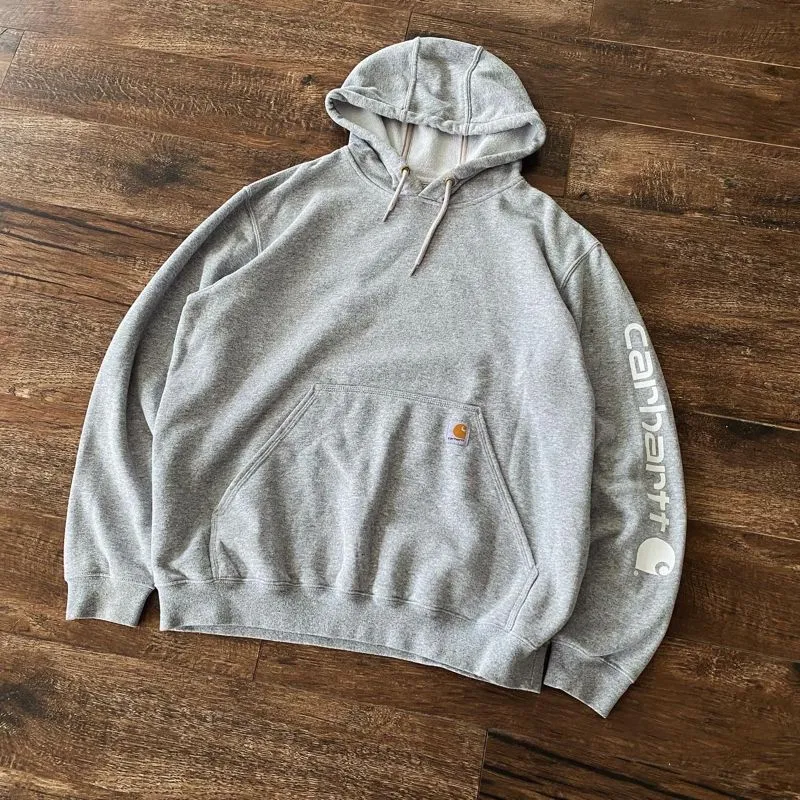 Carhartt Casual Hoody Pria gray photo 1