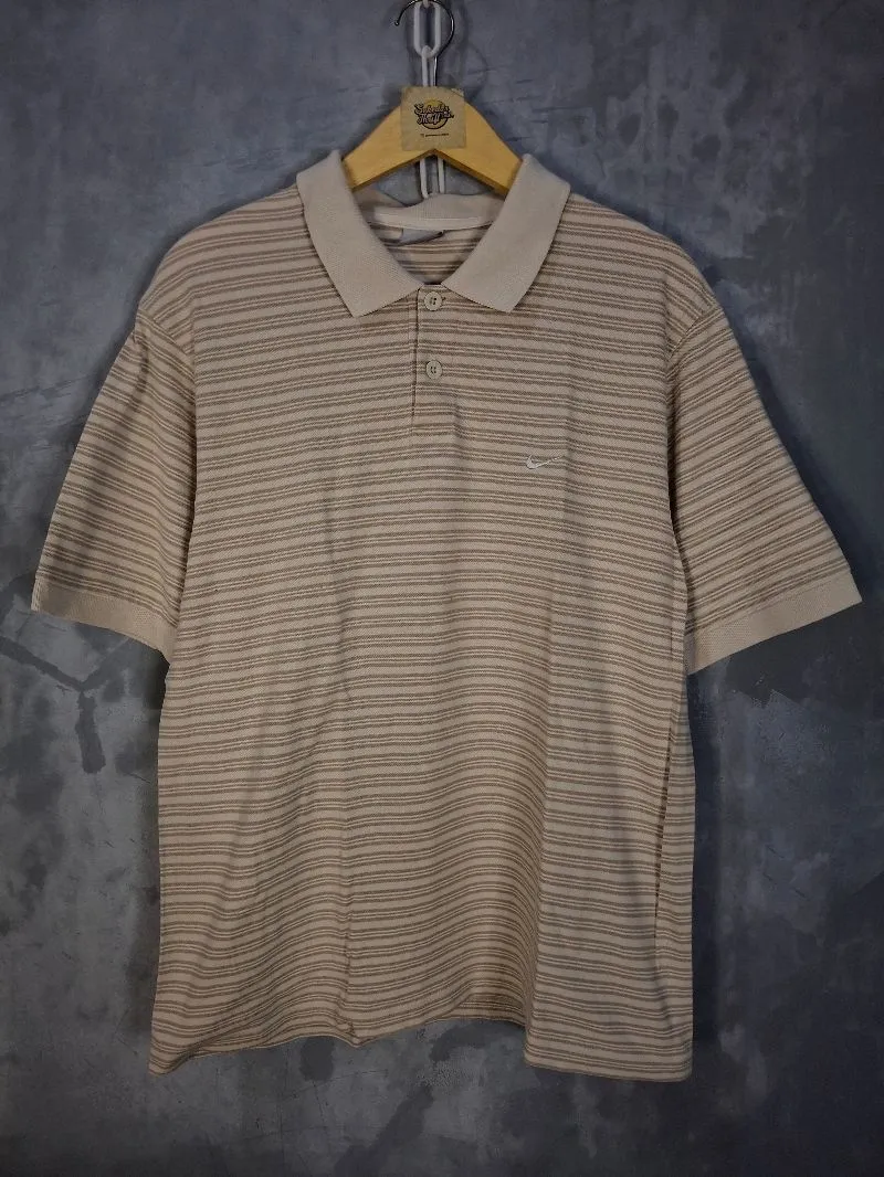 Nike Casual Polo shirt Pria tan cream photo 1