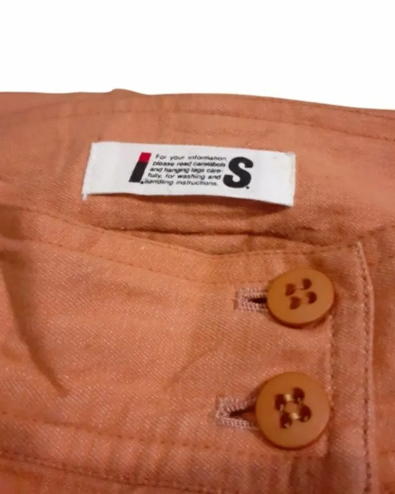 Issey Miyake Vintage Y2K Skirt Wanita orange photo 1