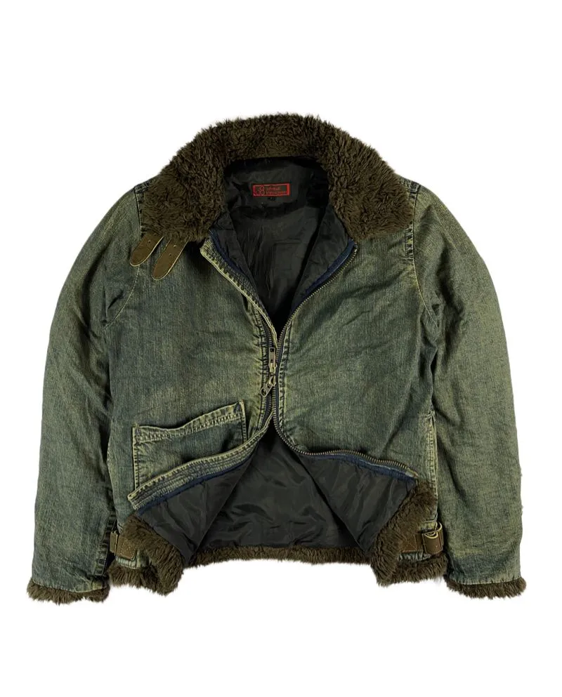 Johnbull Vintage Streetwear Denim jacket Pria blue photo 1