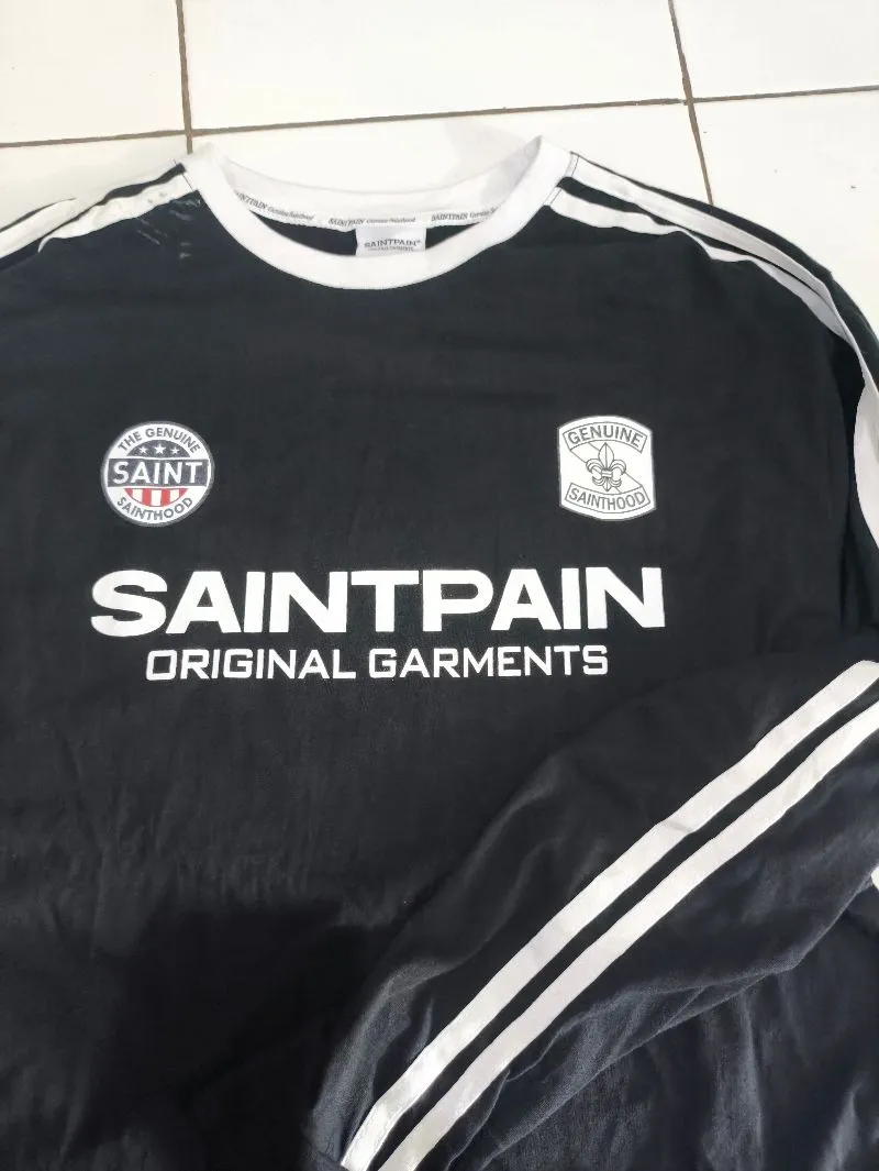 Sainthood.BDG Y2K Sweatshirt Pria white black photo 1