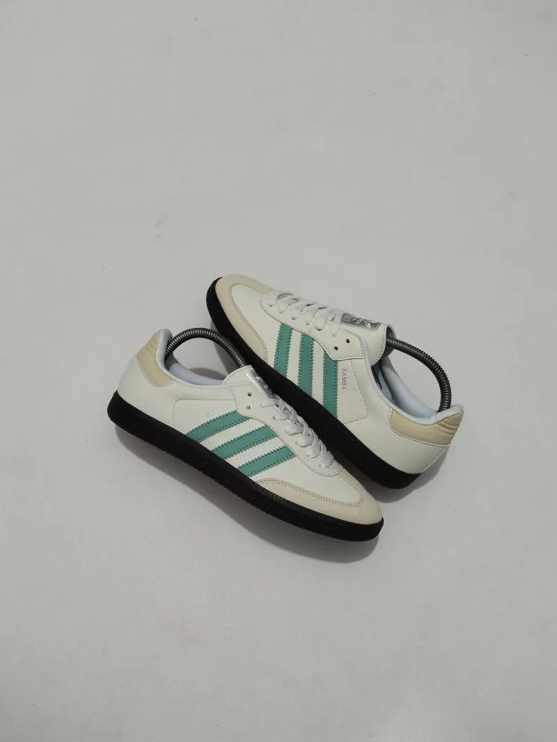 Adidas Casual Sneakers Wanita white green photo 1