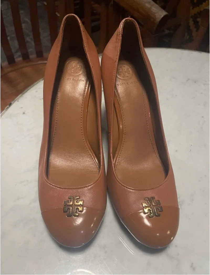 Tory Burch Luxury Wedge Wanita brown photo 1