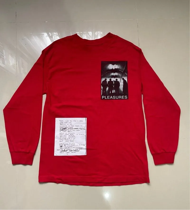 Pleasures Streetwear Casual Sweatshirt Pria red photo 1