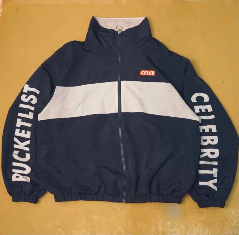 Streetwear Sportswear Windbreaker Pria white black photo 1