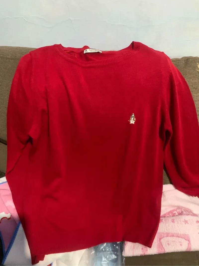 Hush Puppies Casual Leather jacket Wanita red photo 1