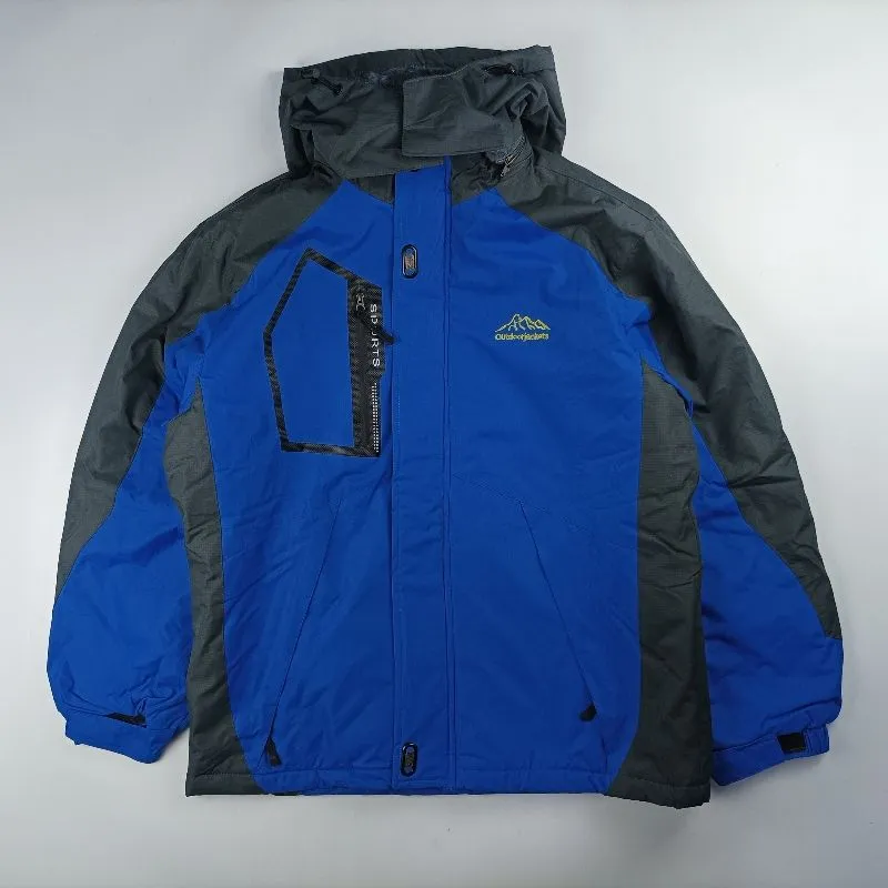 Sportswear Windbreaker Pria gray blue photo 1