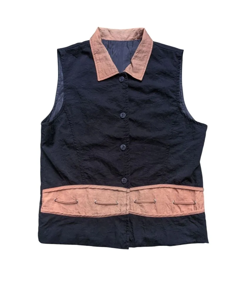 Japanese brand Vintage Vest Pria black photo 1