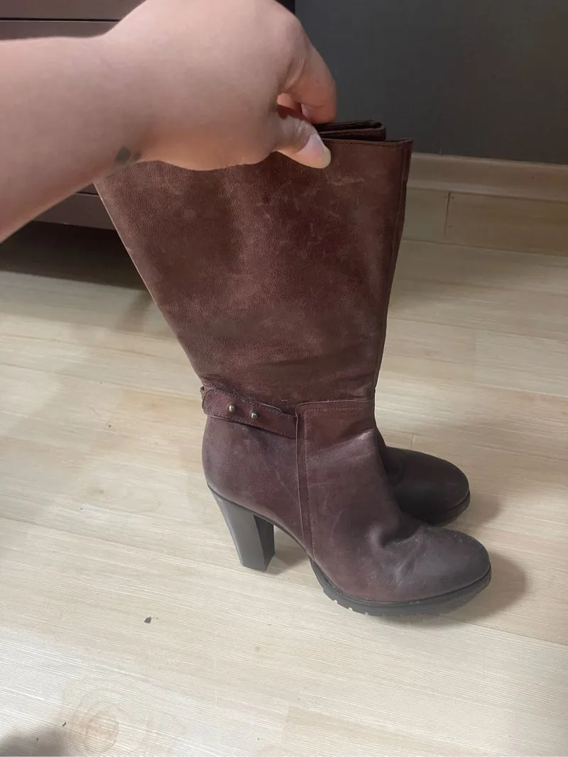 Staccato Streetwear Minimalist Boots Wanita brown photo 1