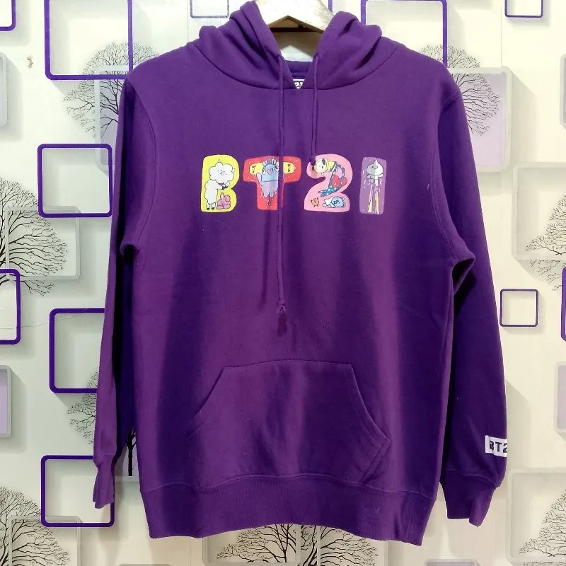Casual Hoody Pria purple photo 1